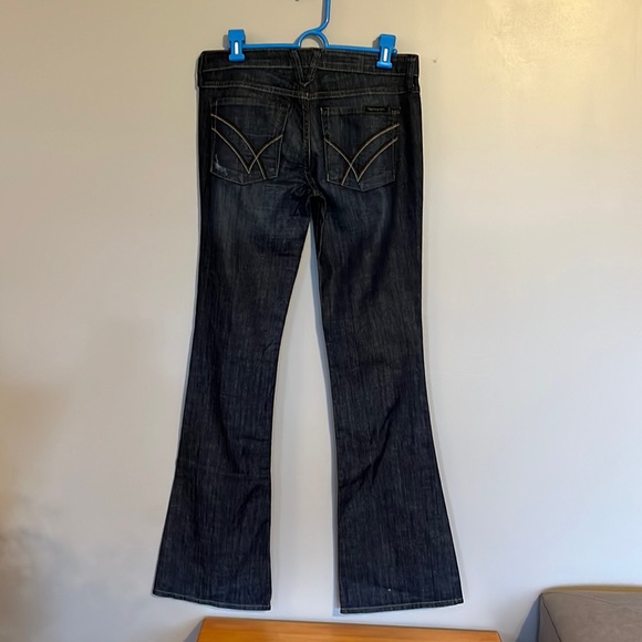 William Rast Dark Denim Flare Jeans, Size 27 - Picture 3 of 5